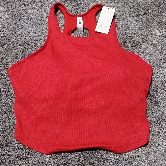 Red Women's Racerback Top - Picture 1 of 3